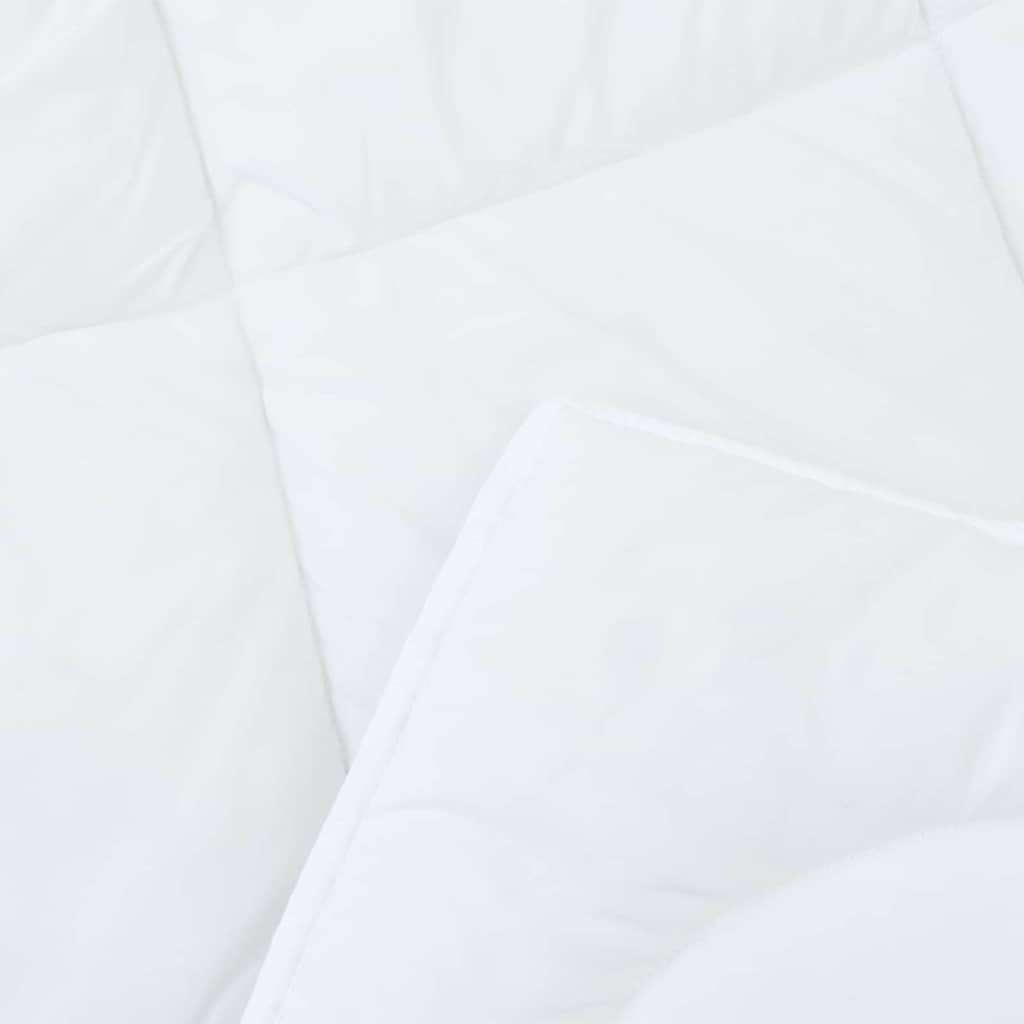 Set Παπλώματος Χειμώνα με μαξιλάρι 2 pcs Λευκό 140 x 200 cm Μικροΐνες