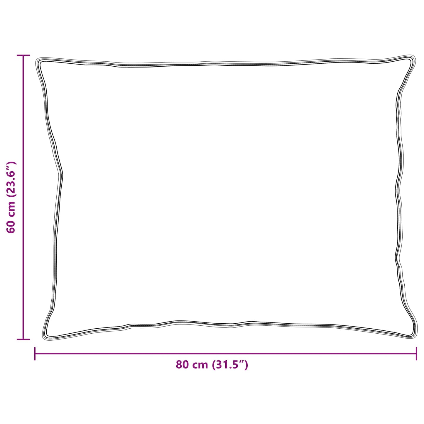 vidaXL Σετ Παπλωμάτων με μαξιλάρι 3 pcs Λευκό Φτέρος