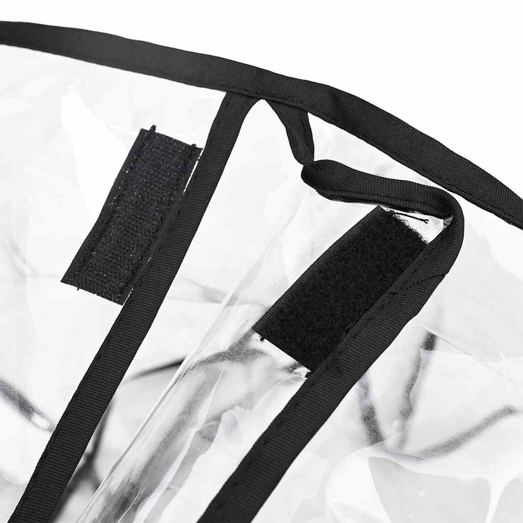 vidaXL Κάλυψη Καροτσιού Κατοικίδιων Διαφανές 66 x 35 x 59 εκ PVC