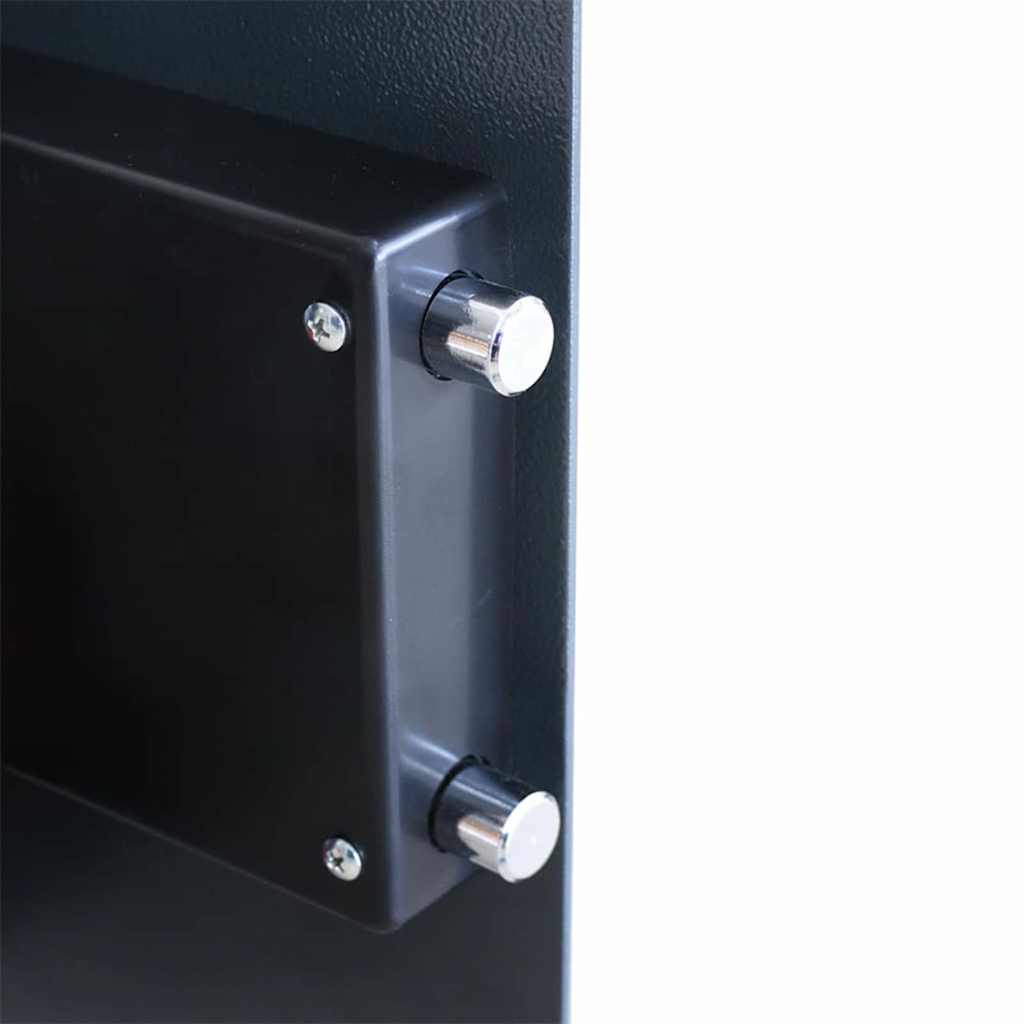 vidaXL Ψηφιακό χρηματοκιβώτιο Σκούρο Γκρι 35x31x50 εκ. Χάλυβας