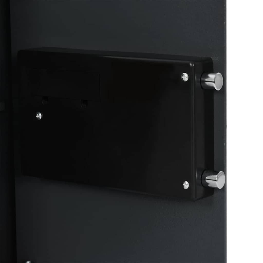 vidaXL Ηλεκτρονικός Ψηφιακός Σαφής με Κλειδαριά Δακτυλικών Αποτυπωμάτων 31x35x50 εκ. Ατσάλι