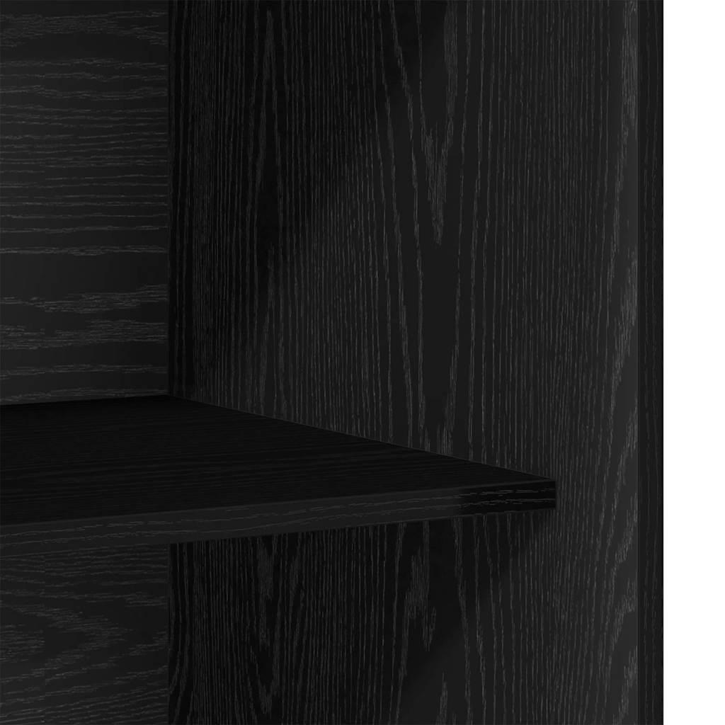 vidaXL Μαύρη Βακέτα 80 x 50 x 200 εκ - Ξύλο