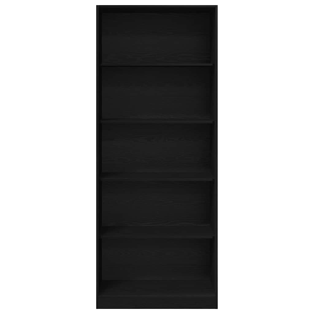 vidaXL Μαύρη Βακέτα 80 x 50 x 200 εκ - Ξύλο
