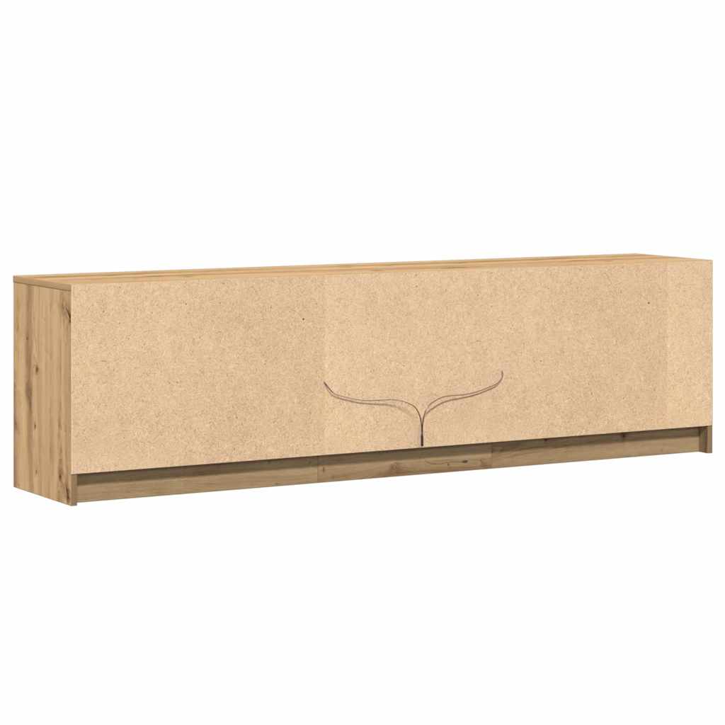 vidaXL Ντουλάπι TV Καφέ 182 x 34 x 50 εκ. Επεξεργασμένο ξύλο