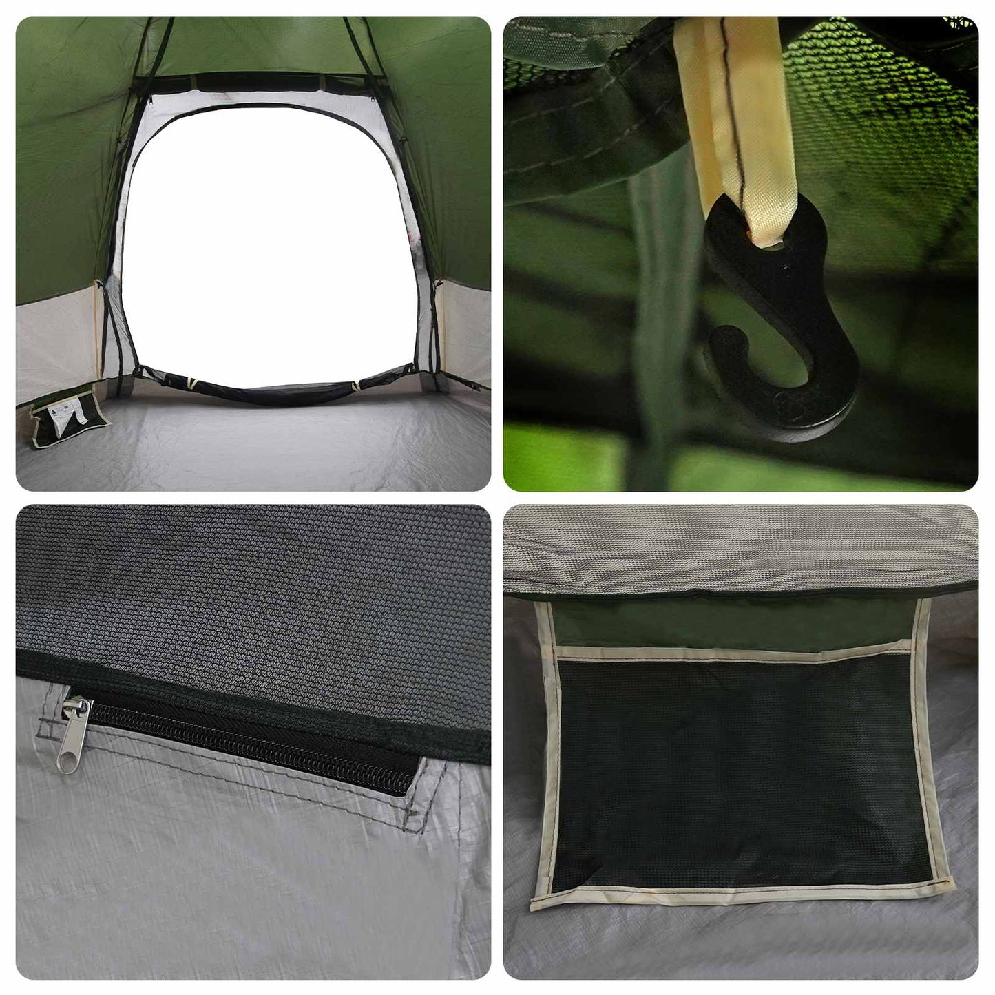 vidaXL Αυτόματη Τέντα με αποθήκευση Πράσινο 280 x 280 x 160 εκ Ατσάλι