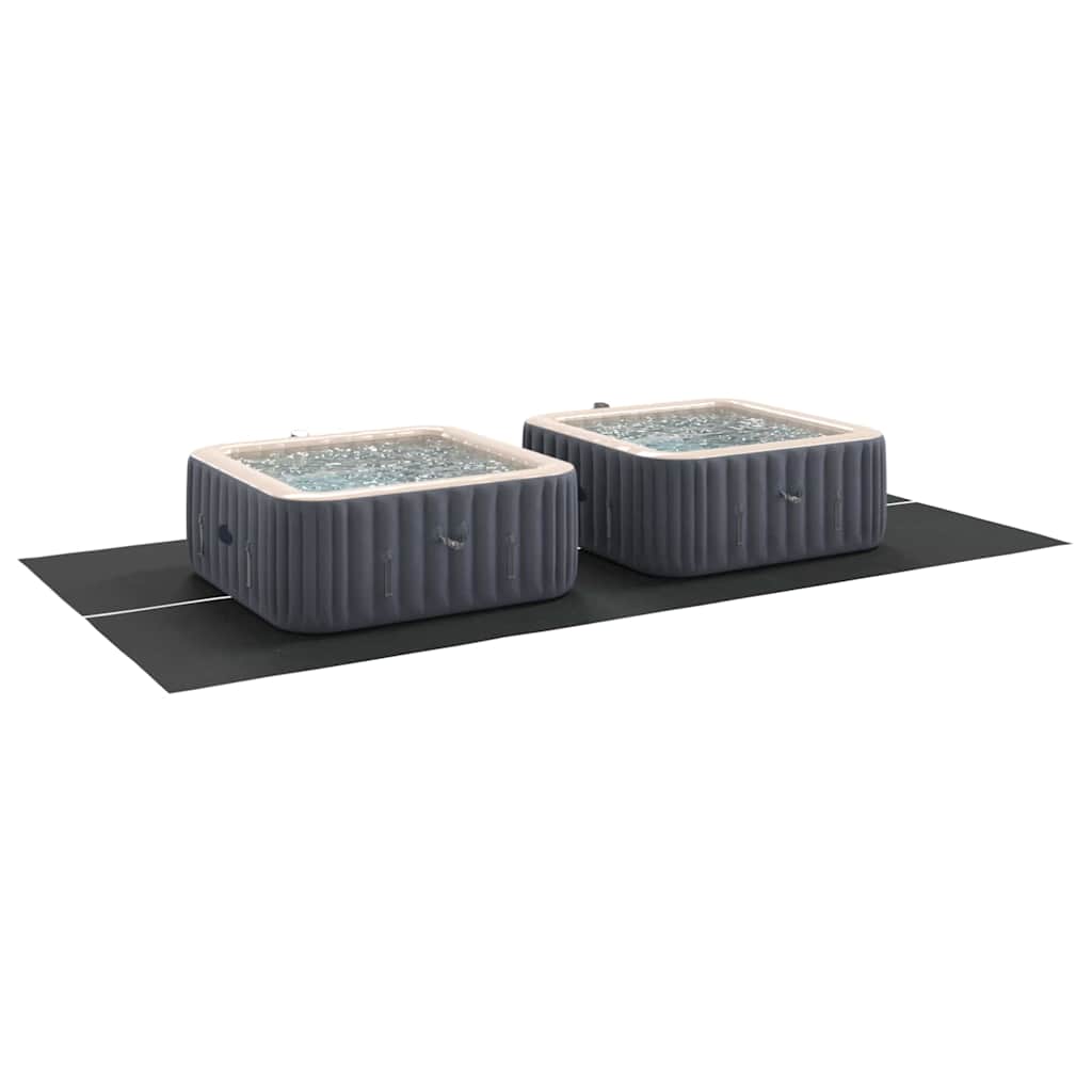 vidaXL Ορθογώνιο Κάλυμμα Πισίνας Μαύρο 500 x 250 cm Πολυαιθυλένιο