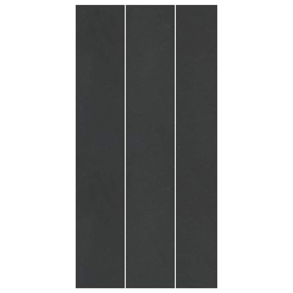 vidaXL Ορθογώνιο Κάλυμμα Πισίνας Μαύρο 750 x 372 εκ PVC