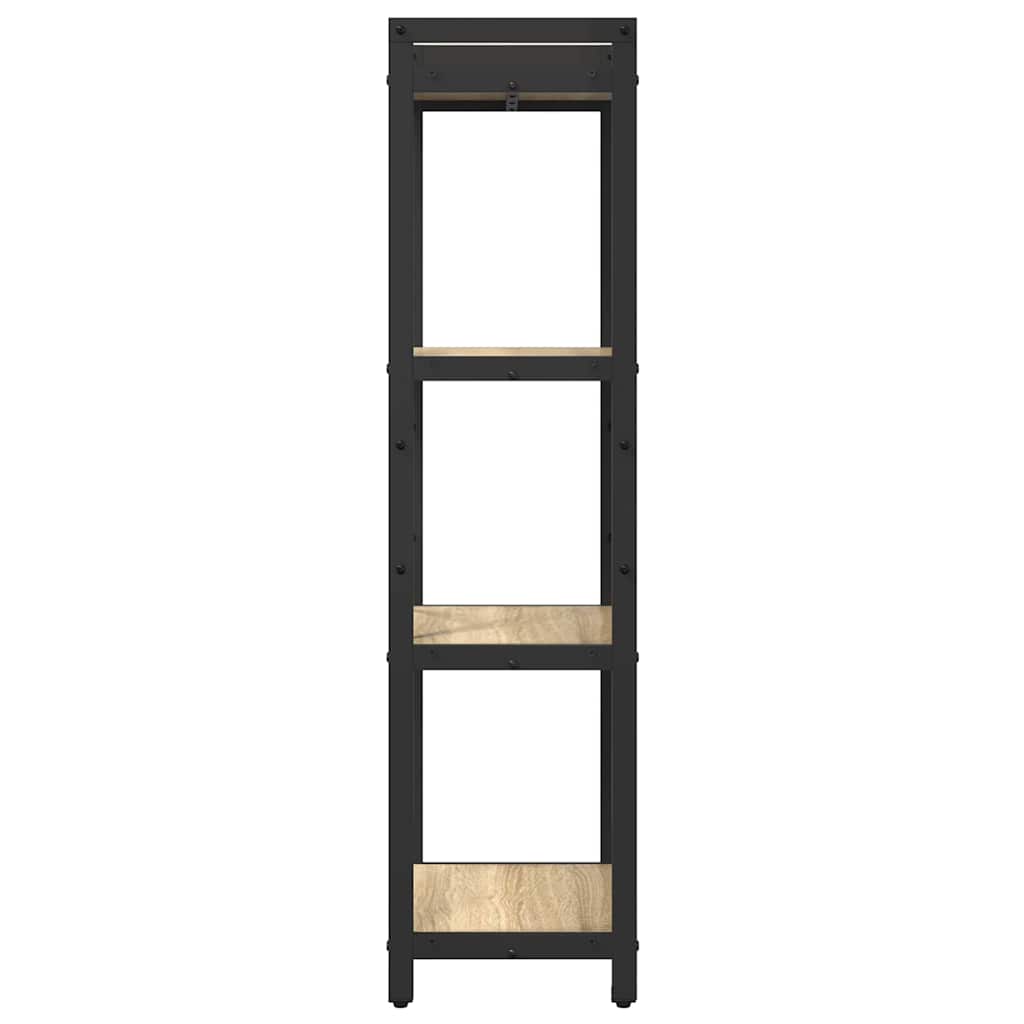 vidaXL Βιβλιοθήκη Sonoma Δρυς 40 x 30 x 118 εκ Επεξεργασμένο ξύλο