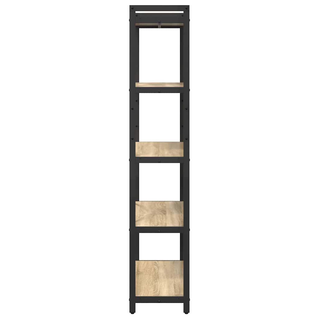 vidaXL Βιβλιοθήκη Sonoma Δρυς 80 x 30 x 153 εκ Επεξεργασμένο ξύλο