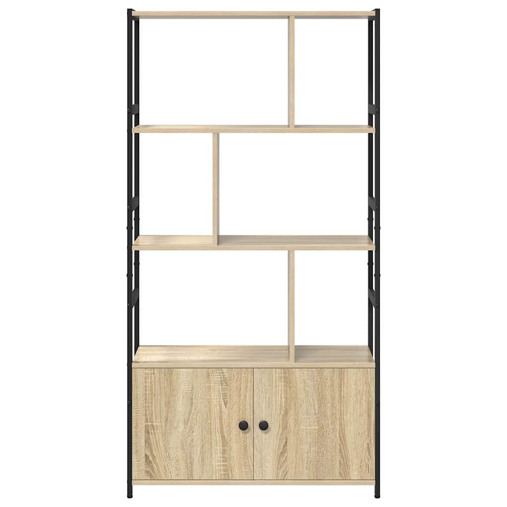 vidaXL Ράφι Βιβλίων Sonoma Δρυς 80 x 30 x 155.5 εκ Επεξεργασμένο ξύλο