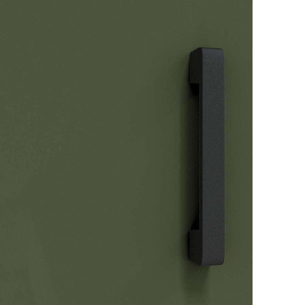 vidaXL Ντουλάπα Αποθήκευσης Κουζίνας με ράφι Ελαιόχρωμο Ατσάλι