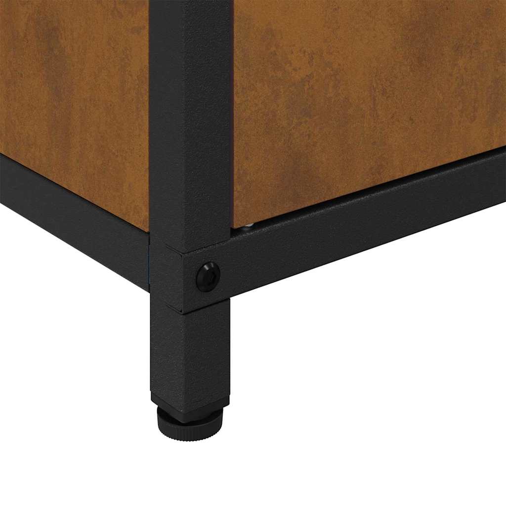 vidaXL Αποθηκευτικός Χώρος Κουζίνας Σκ rusty 60 x 50 x 92 εκ Ατσάλι