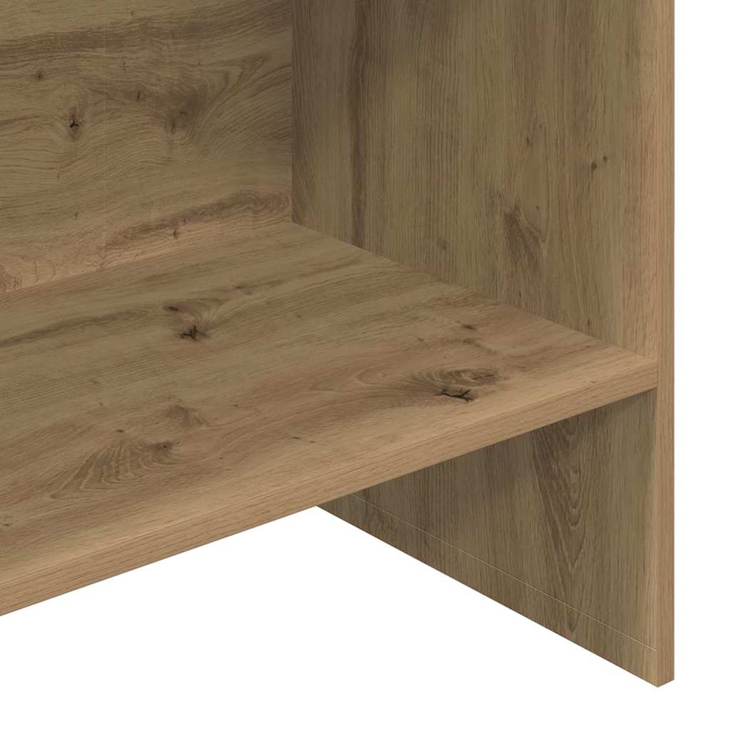 vidaXL Βιβλιοθήκη artisan δρυς 60 x 35 x 180 εκατοστά