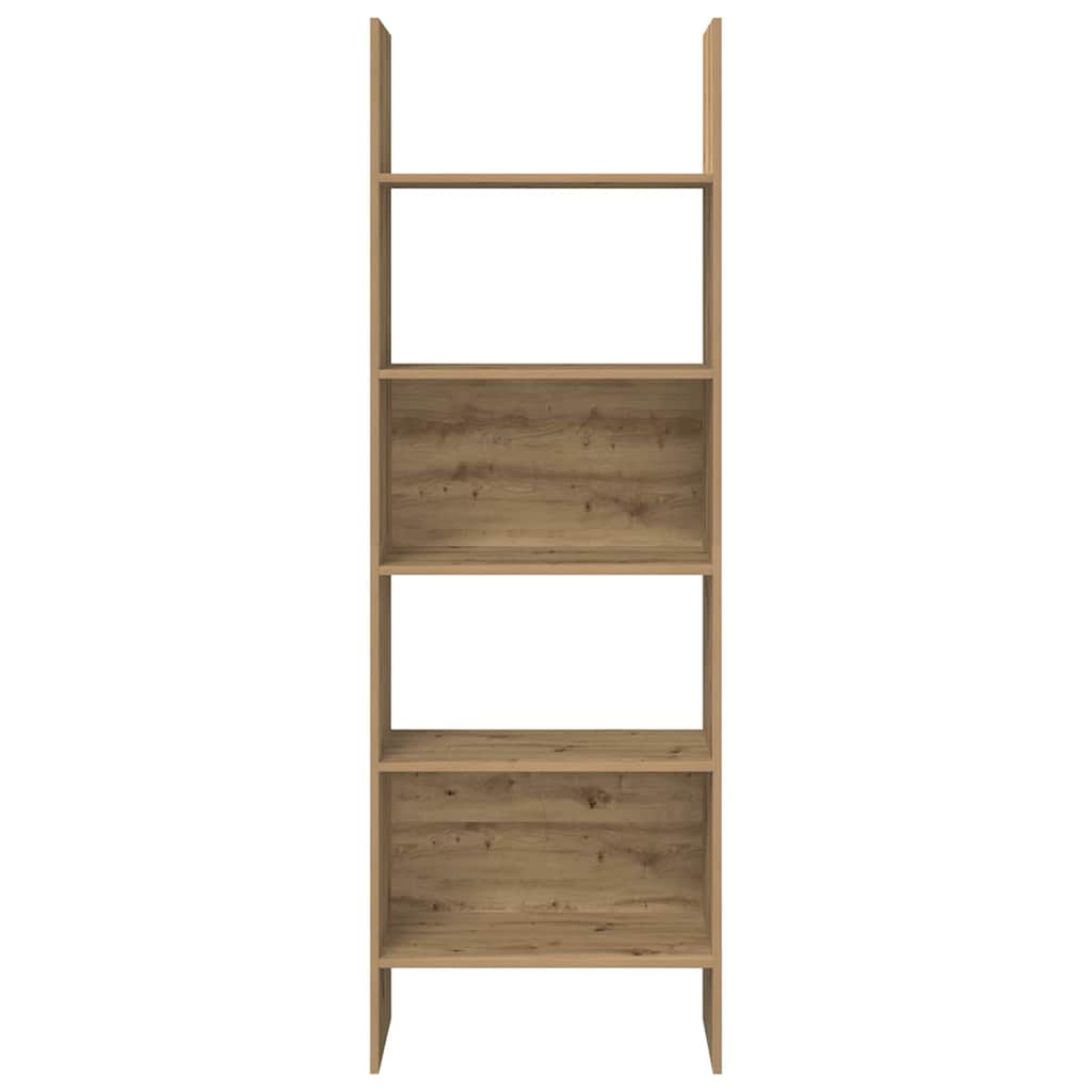 vidaXL Βιβλιοθήκη artisan δρυς 60 x 35 x 180 εκατοστά
