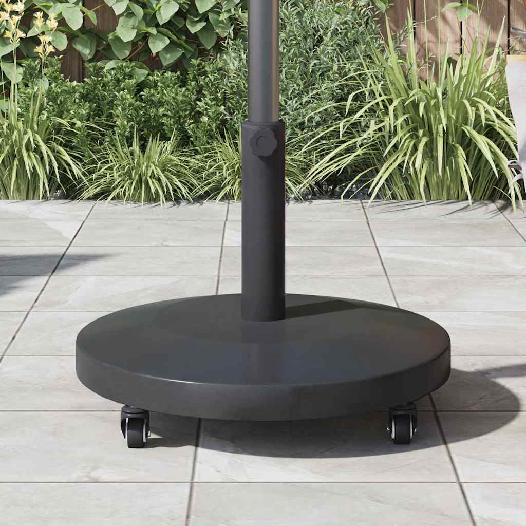vidaXL Εξωτερική βάση ομπρέλας Σκούρο γκρι 48 x 48 x 32 εκ.