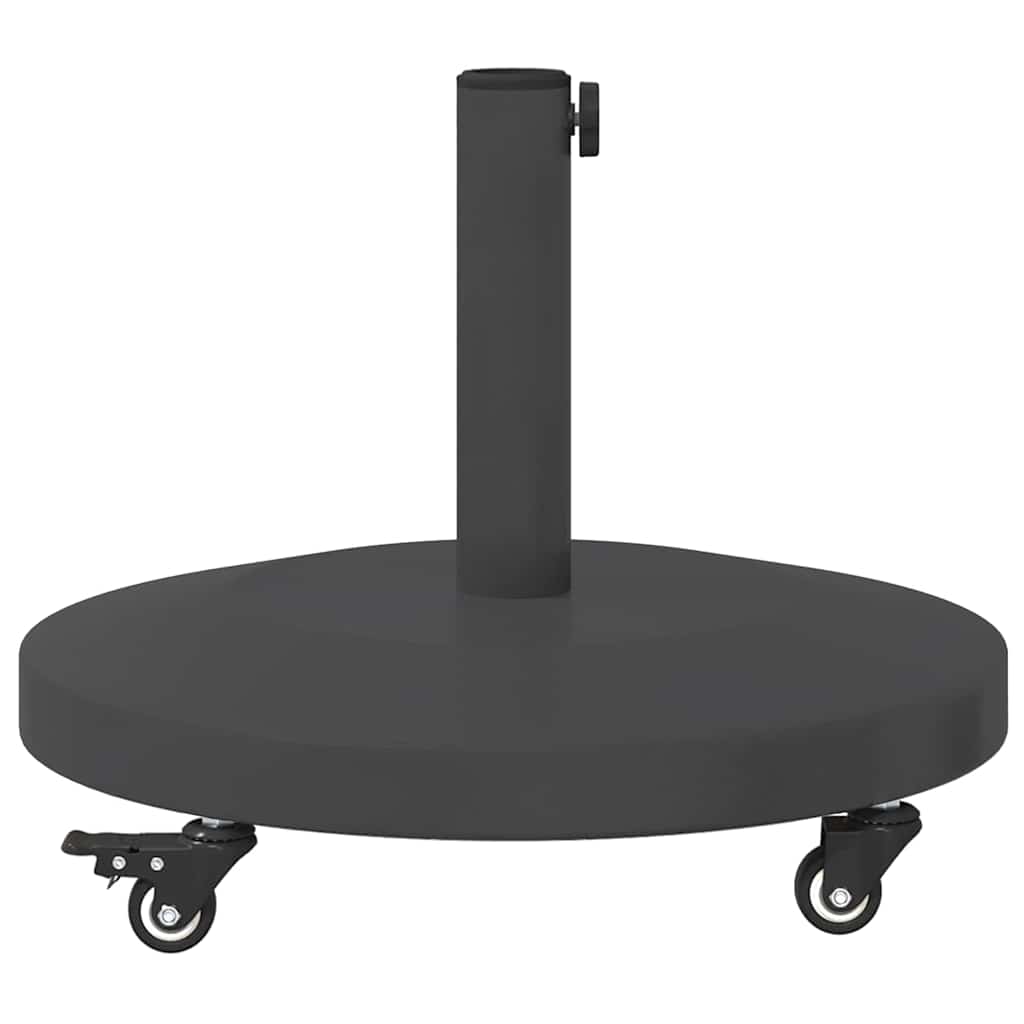 vidaXL Εξωτερική βάση ομπρέλας Σκούρο γκρι 48 x 48 x 32 εκ.