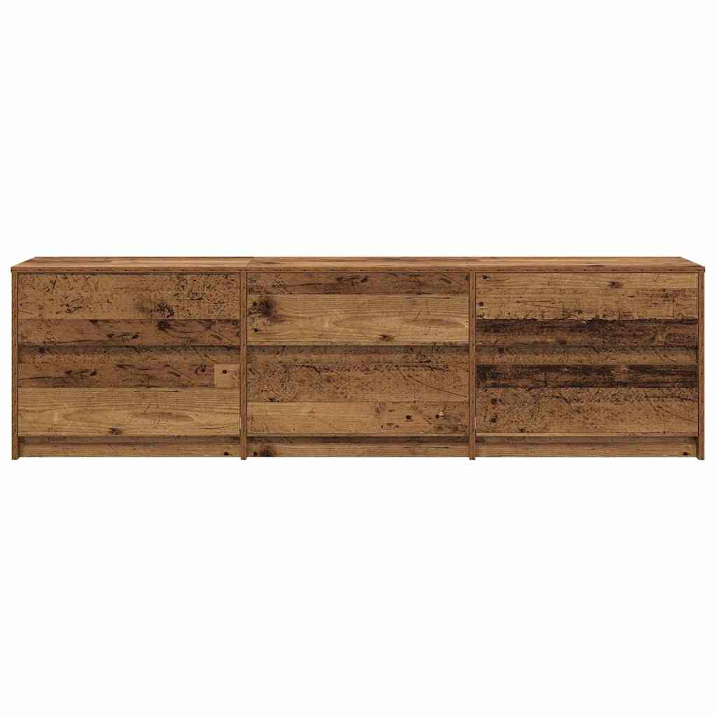 vidaXL Ντουλάπι TV με συρτάρι Καφέ 180 x 34 x 50 εκ Επεξεργασμένο ξύλο
