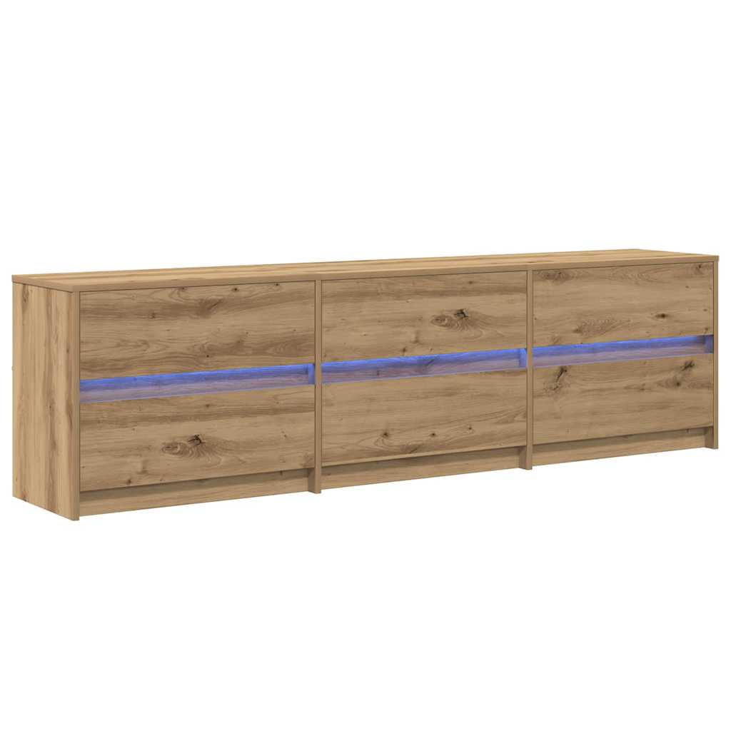 vidaXL Ντουλάπι TV Καφέ 181 x 34 x 50 εκ. Επεξεργασμένο ξύλο