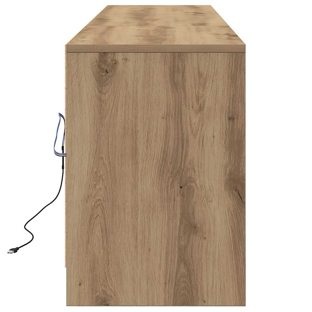vidaXL Ντουλάπι TV Καφέ 181 x 34 x 50 εκ. Επεξεργασμένο ξύλο