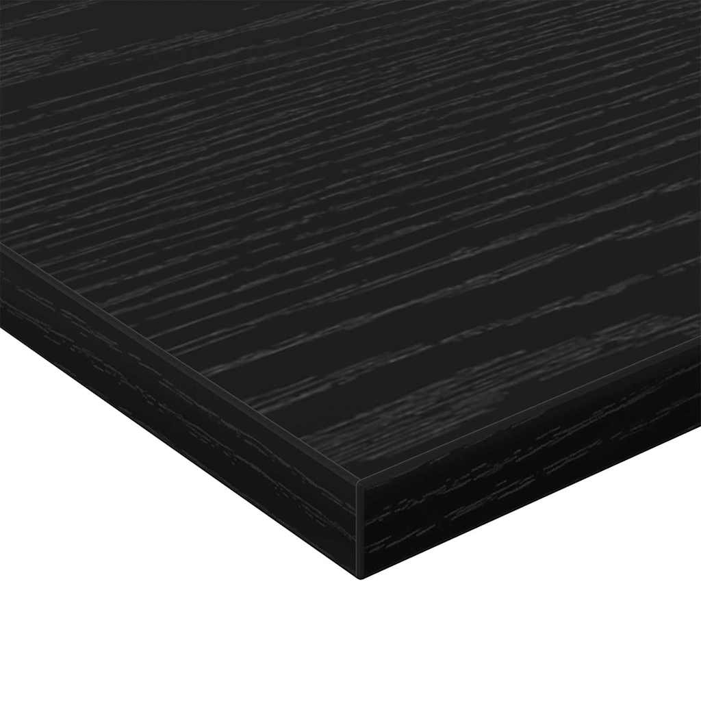 vidaXL Ράφι Βιβλίων 4 pcs Μαύρο 60 x 30 x 1.5 cm Επεξεργασμένο ξύλο