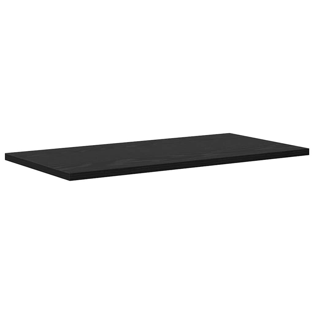 vidaXL Ράφι Βιβλίων 4 pcs Μαύρο 60 x 30 x 1.5 cm Επεξεργασμένο ξύλο