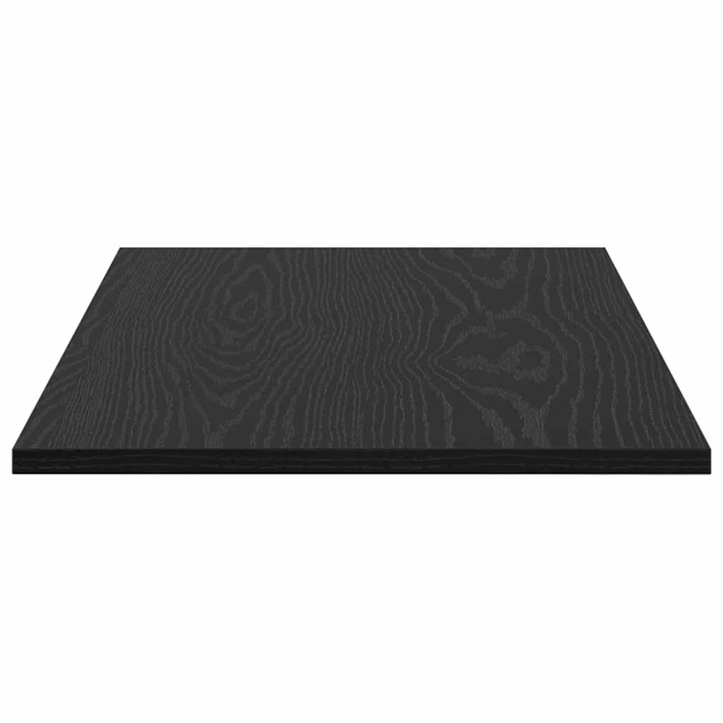 vidaXL Ράφι Βιβλίων 4 pcs Μαύρο 80 x 40 x 1.5 cm Επεξεργασμένο ξύλο