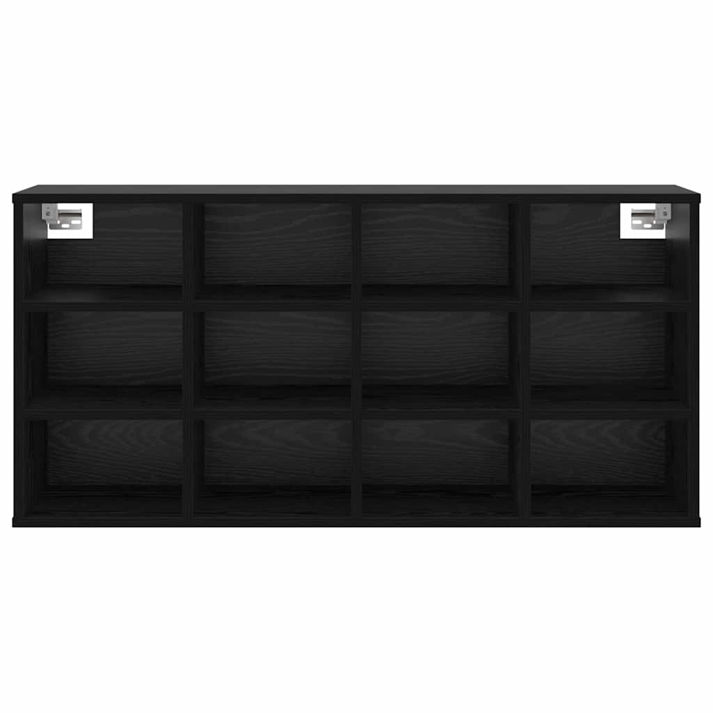 vidaXL Παπουτσοθήκη Μαύρη δρυς 103 x 30 x 51 εκ. Επεξεργασμένο ξύλο