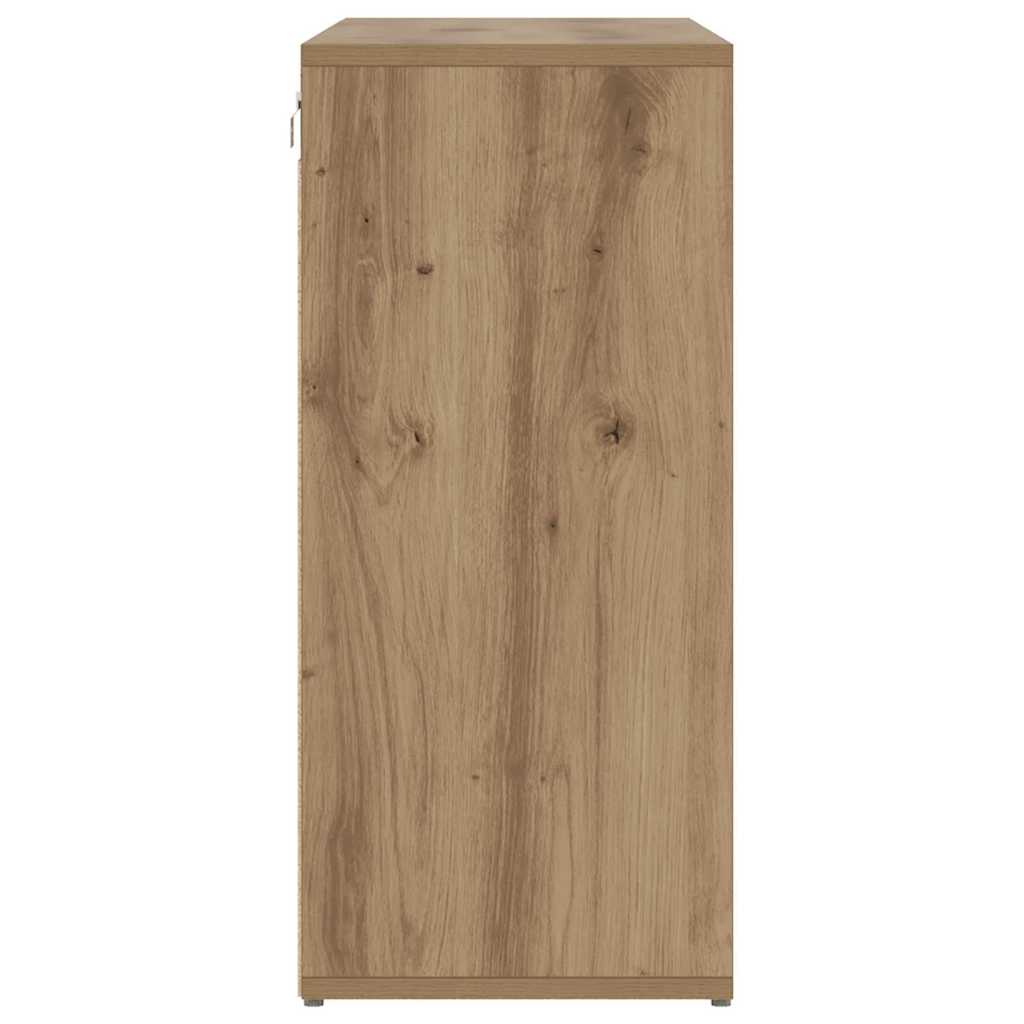 vidaXL Παπουτσοθήκη artisan δρυς 103 x 30 x 67 εκ. Επεξεργασμένο ξύλο