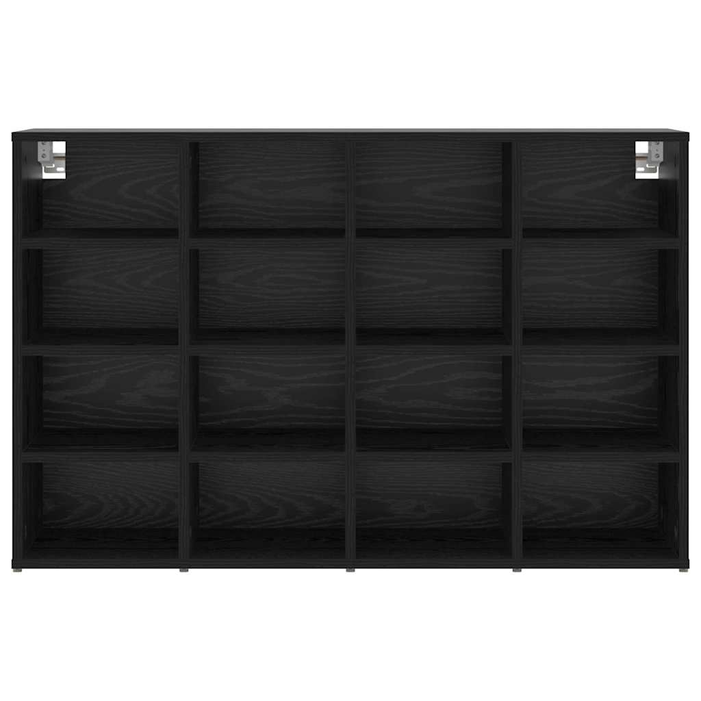vidaXL Παπουτσοθήκη Μαύρη δρυς 103 x 30 x 67 εκ. Επεξεργασμένο ξύλο