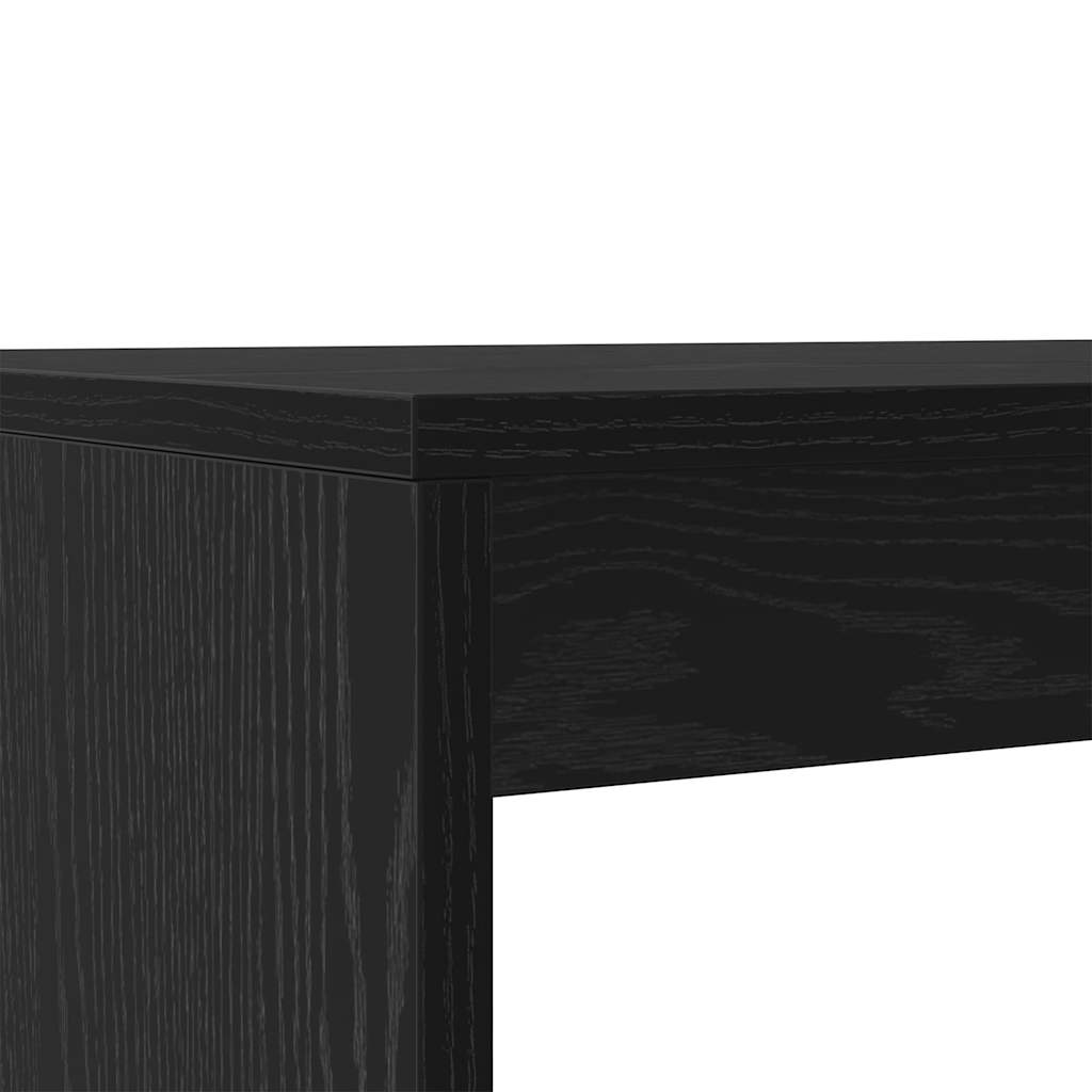 vidaXL Σετ τραπεζαρίας 2 pcs Μαύρη δρυς 97 x 47 x 75 εκ.