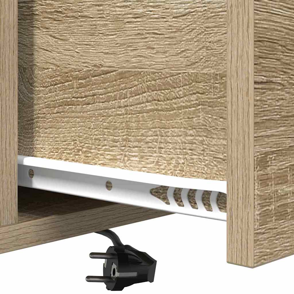 vidaXL Κομοδίνο 2 τμχ. Δρύς Sonoma 42 x 41 x 56 εκ. Επεξεργασμένο Ξύλο