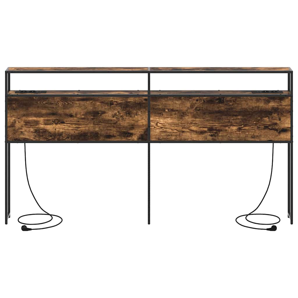 vidaXL Κεφαλάρι Αποθήκης Καπνιστή δρυς 180 cm Επεξεργασμένο ξύλο