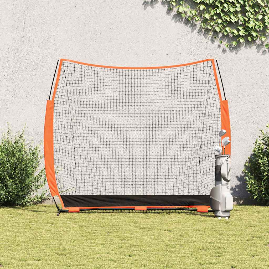 vidaXL Βοηθήματα Εκπαίδευσης Γκολφ Μαύρο 214 x 106.5 x 210 εκ.