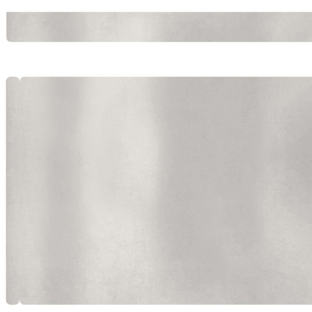 vidaXL Φράχτης Κήπου Ασημί 450 x 15 εκ Ανοξείδωτο ατσάλι