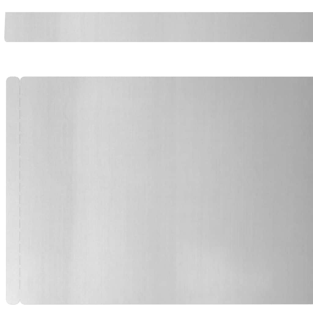 vidaXL Φράχτης Κήπου Ασημί 450 x 15 εκ Γαλβανισμένος χάλυβας