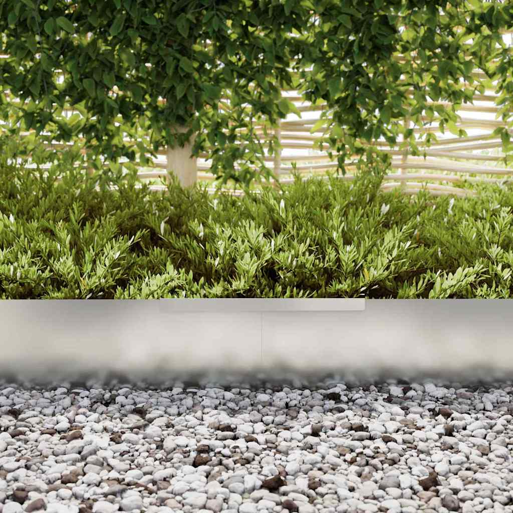 vidaXL Φράχτης Κήπου Ασημί 450 x 25 εκ Γαλβανισμένος χάλυβας