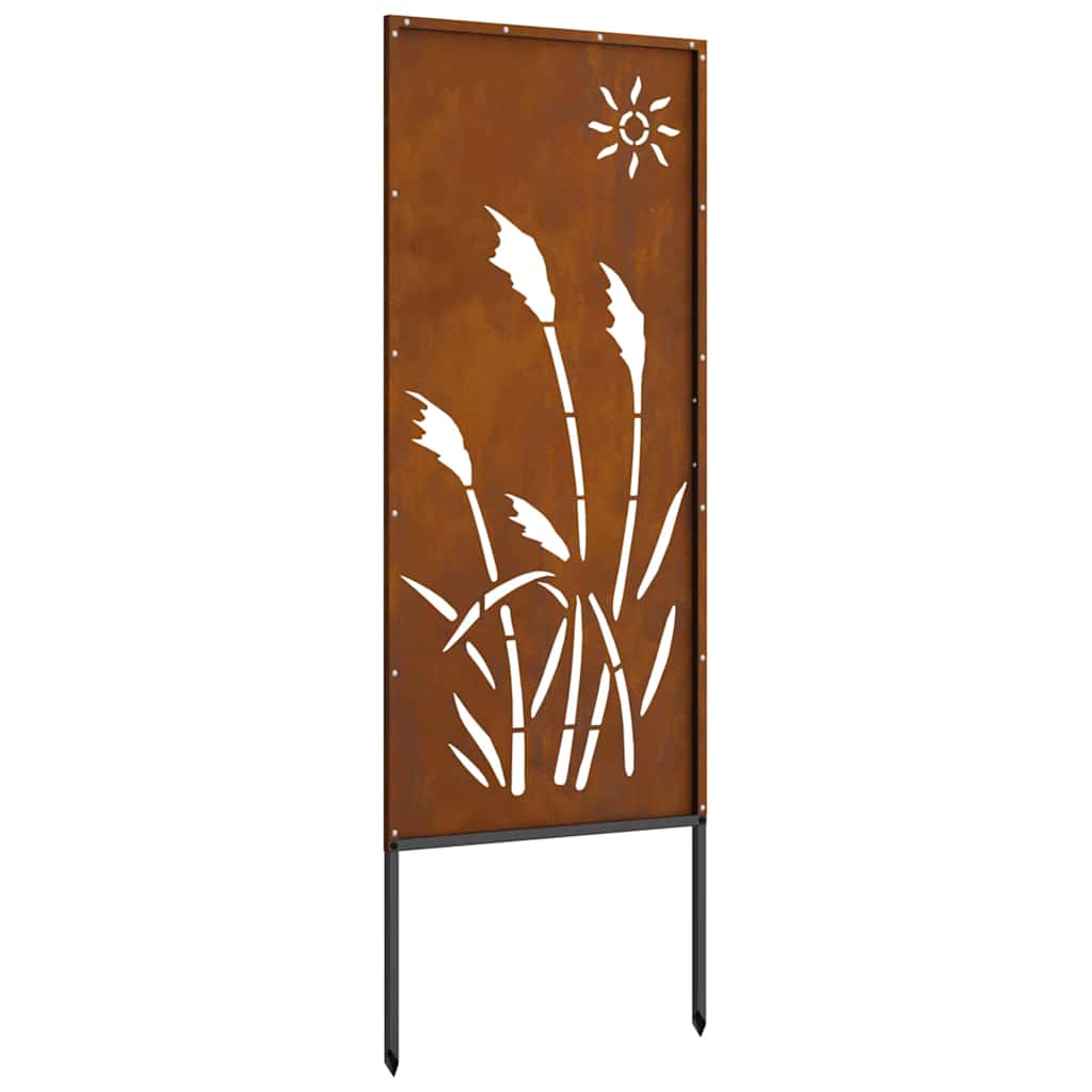 vidaXL Οθόνη Ιδιωτικότητας Κήπου Σκ rusty 50 x 140 εκ