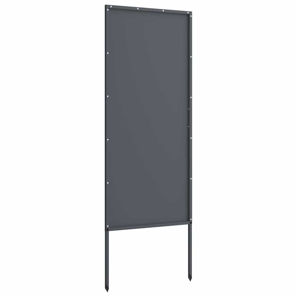 vidaXL Διακοσμητική Πλάκα Κήπου Άλλο Ανθρακί 50 x 140 cm