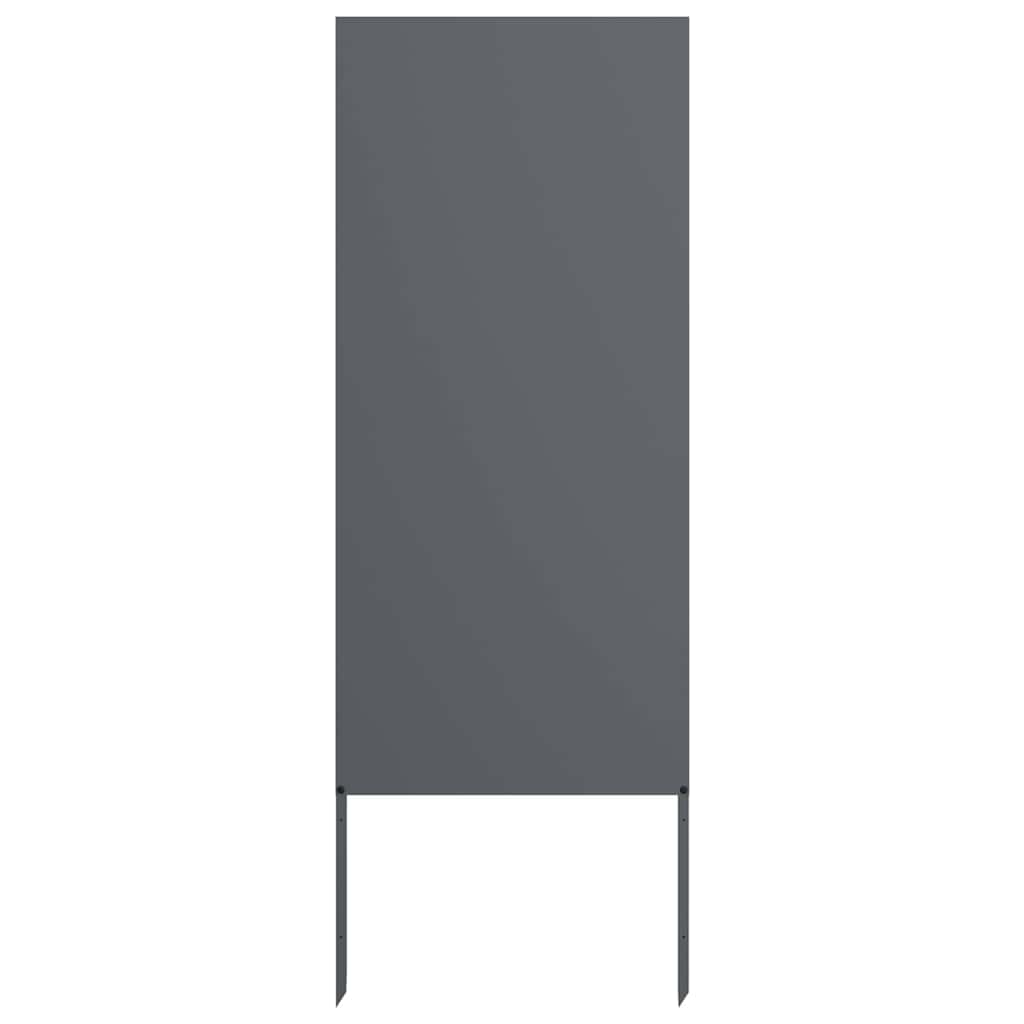 vidaXL Διακοσμητική Πλάκα Κήπου Άλλο Ανθρακί 50 x 140 cm