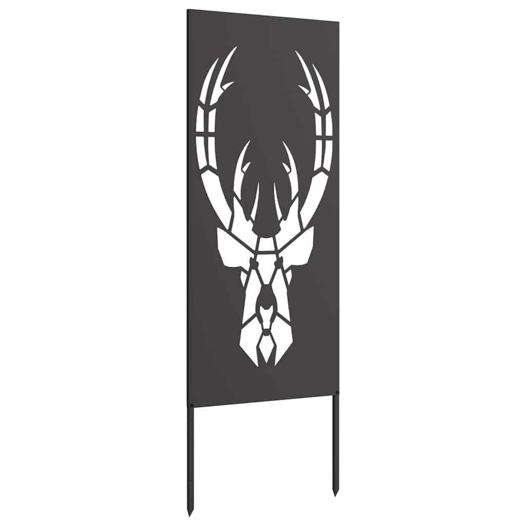 vidaXL Οθόνη Ιδιωτικότητας Κήπου Animal Print Μαύρο 50 x 140 εκ