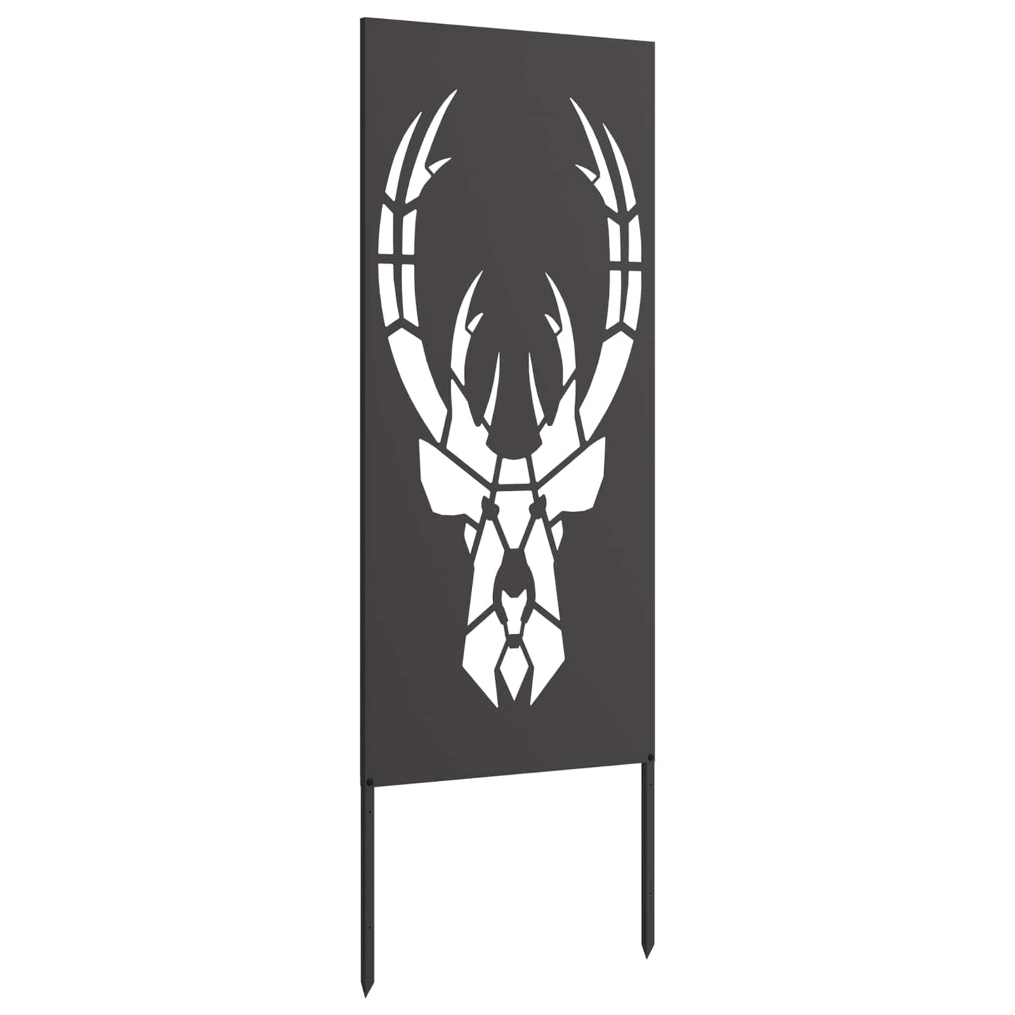 vidaXL Οθόνη Ιδιωτικότητας Κήπου Animal Print Μαύρο 50 x 140 εκ
