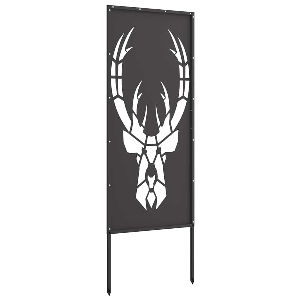 vidaXL Οθόνη Ιδιωτικότητας Κήπου Animal Print Μαύρο 50 x 140 εκ