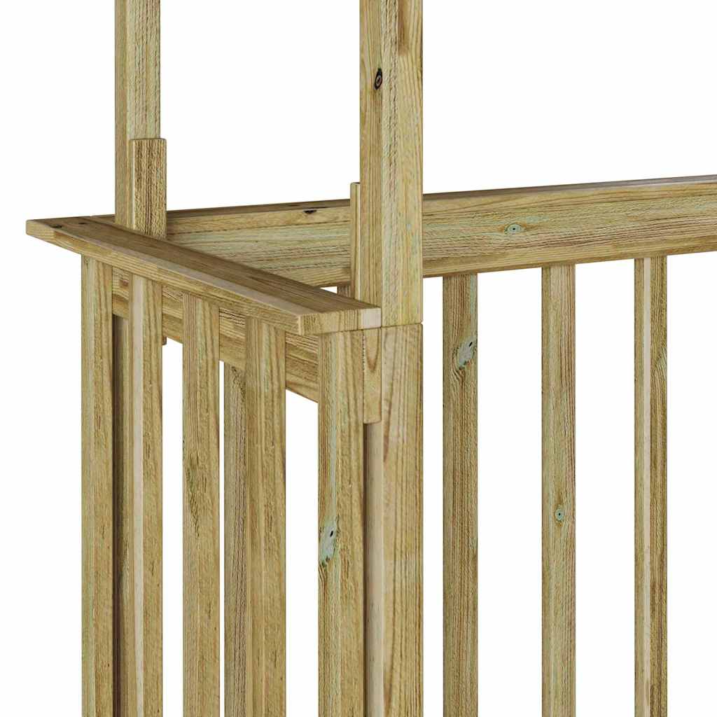 vidaXL Στέγαστρο μπάρμπεκιου Καφέ 133.5 x 63 x 200 εκ.