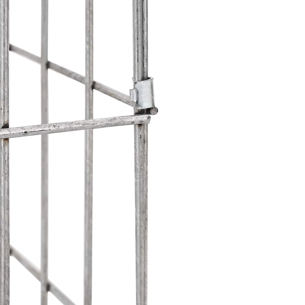 vidaXL Βρύση Γκαμπιόν Ασημί 26 x 25 x 50 εκ Ανοξείδωτο ατσάλι