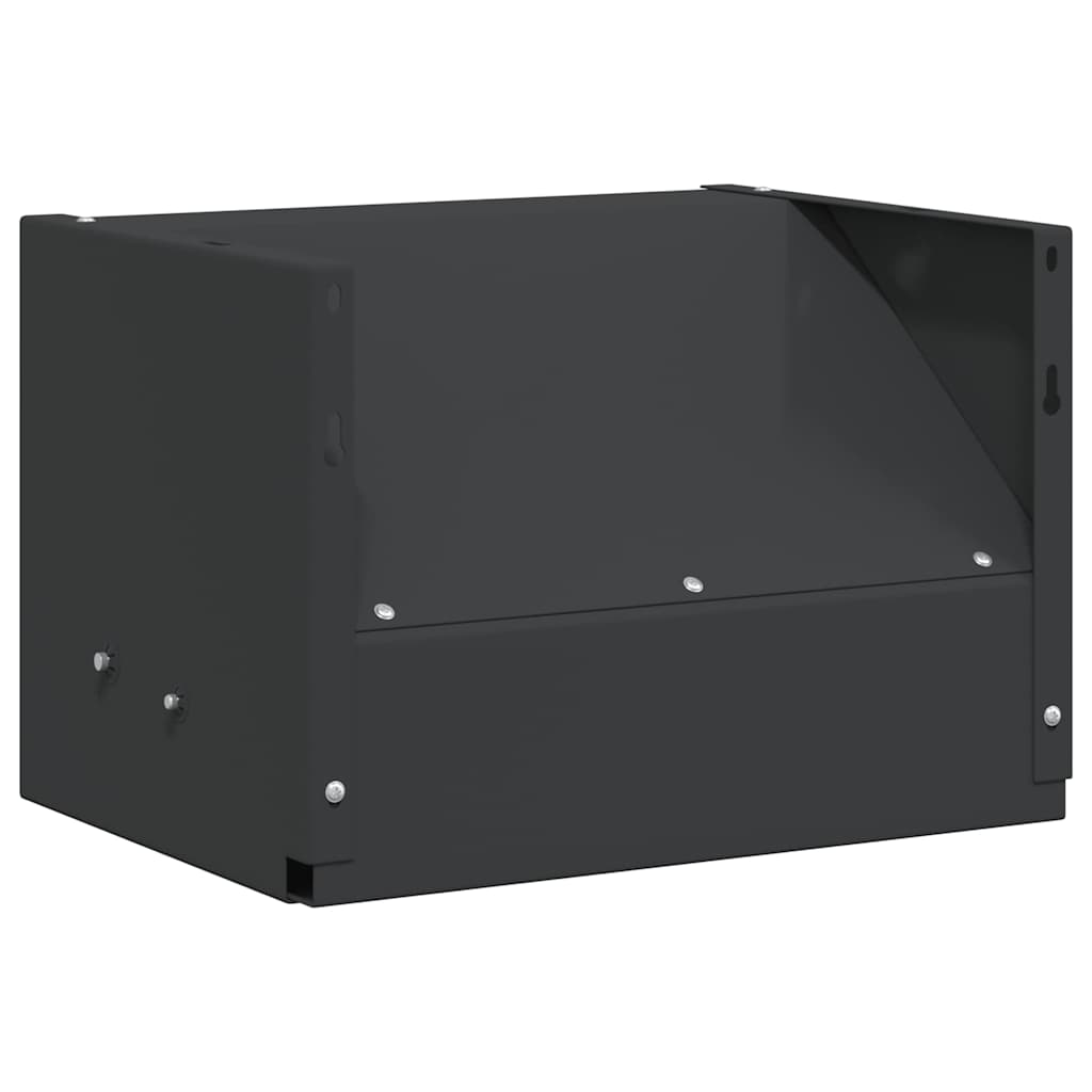 vidaXL Κουτί Παγίδας Σφαιρών Μαύρο 29 x 22 x 20 εκ Ατσάλι