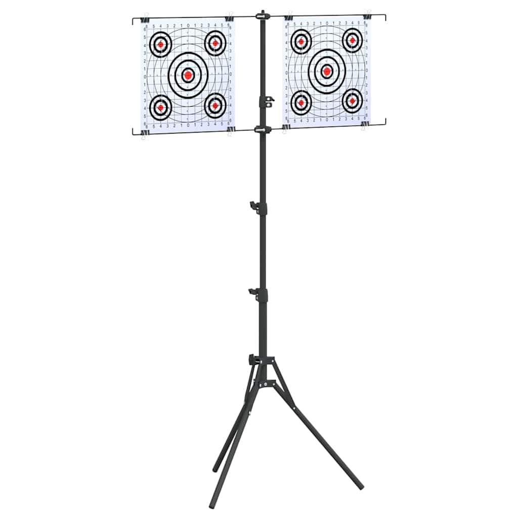 vidaXL Βάση στόχου Μαύρο 82.5 x 51 x 150 εκ. Ατσάλι