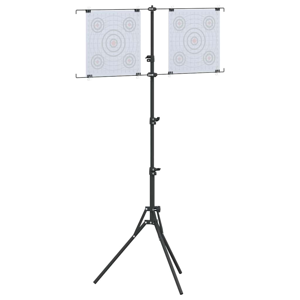 vidaXL Βάση στόχου Μαύρο 82.5 x 51 x 150 εκ. Ατσάλι