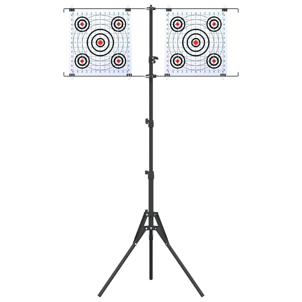 vidaXL Βάση στόχου Μαύρο 82.5 x 51 x 150 εκ. Ατσάλι
