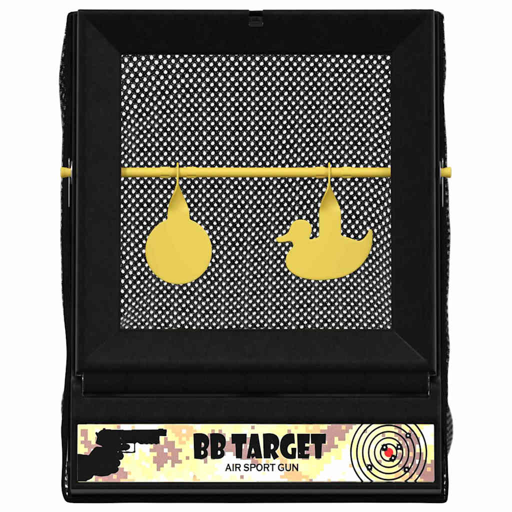 vidaXL Στόχος Airsoft Μαύρο 19 x 26 x 25 εκ Πλαστικό