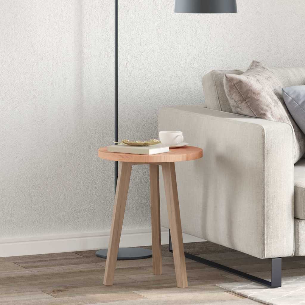 vidaXL Καπάκι τραπεζιού Ανοιχτό καφέ Ø 40 x 2.5 cm Στερεό ξύλο δρυός